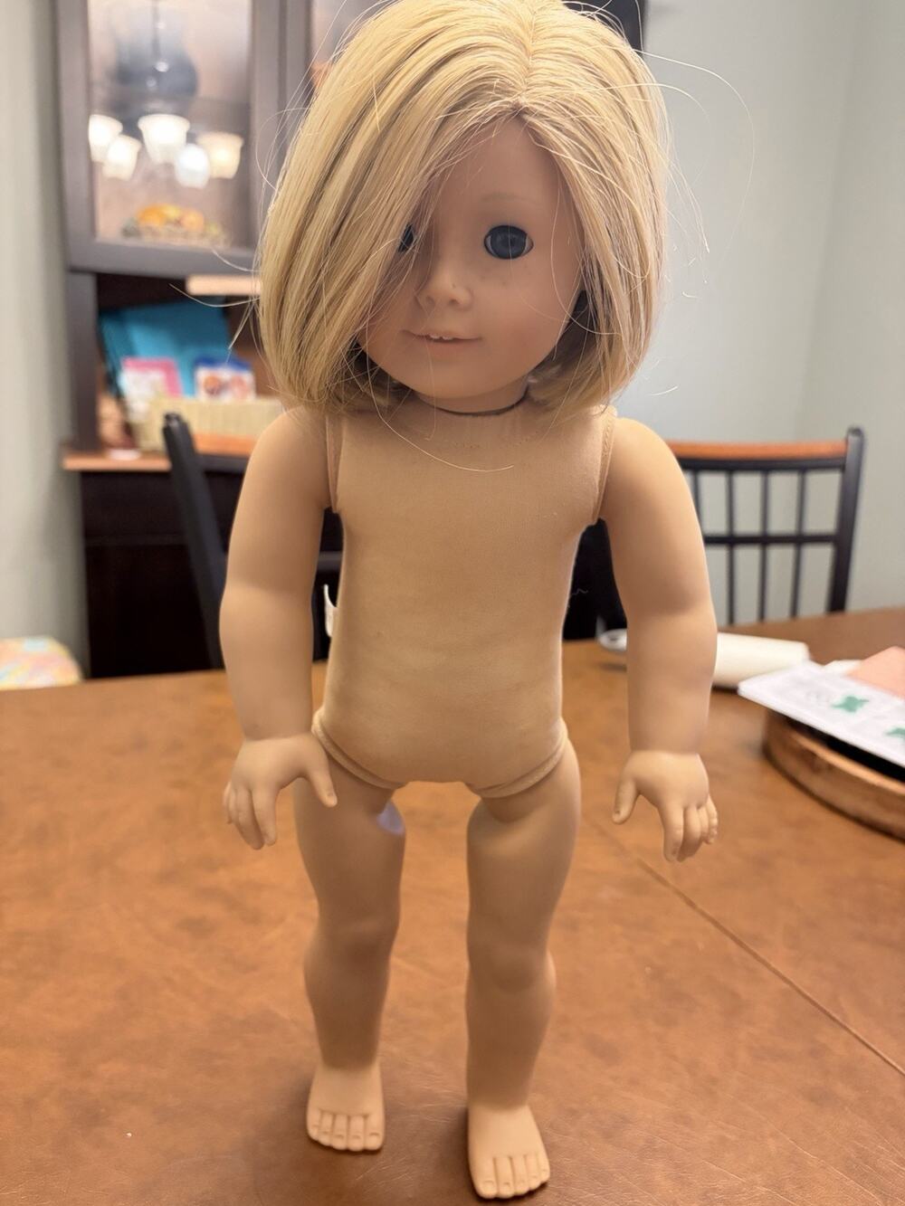 American Girl Doll Kit Kittredge 18" Blonde hair Blue eyes-without Clothes 2008